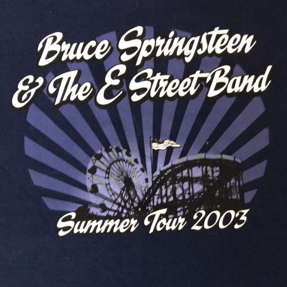 Vintage 2003 Bruce Springsteen & The E Street Band T-Shirt | 2-Sided | Large - Picture 2 of 5